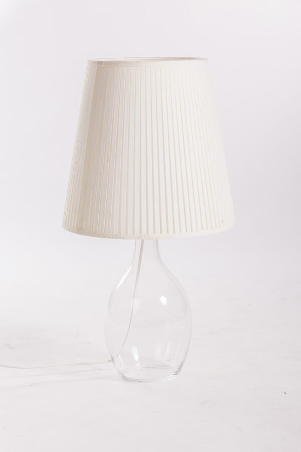 Lampa stolová sklenená